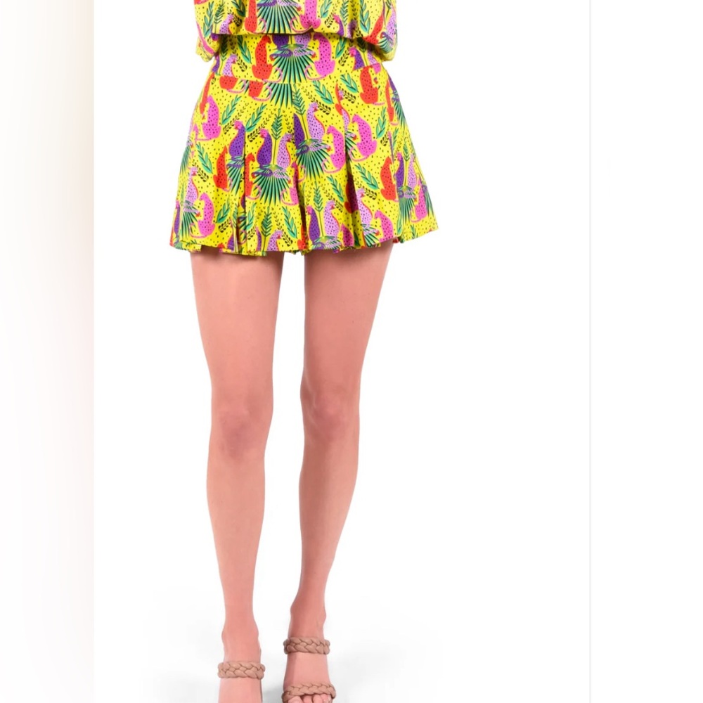 Emily McCarthy Party Shorts in Peekaboo pattern